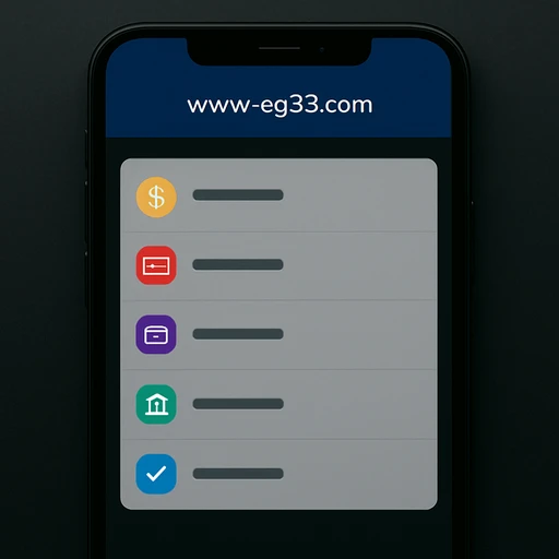 EG33-এ বর্তমানে উপলব্ধ পেমেন্ট বিকল্পসমূহ